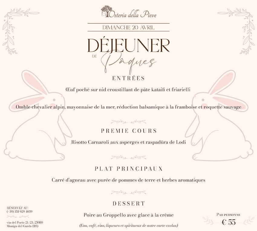 Déjeuner de Pâques